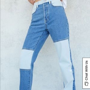 Pacsun Quilted Dad Jean